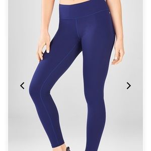 Navy High Waisted Fabletics Pants, tummy control